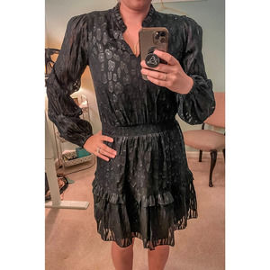 Lilly Pulitzer Black Long Sleeve Dress. EUC.  Worn once